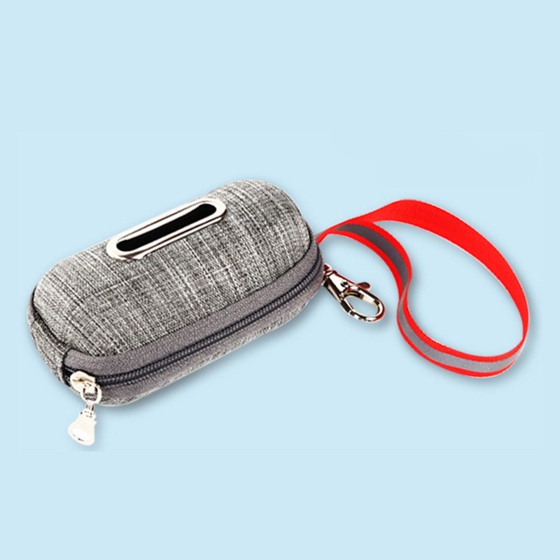 Dispensador portátil de bolsas para excrementos de perros y gatos, soporte para bolsas de recogida